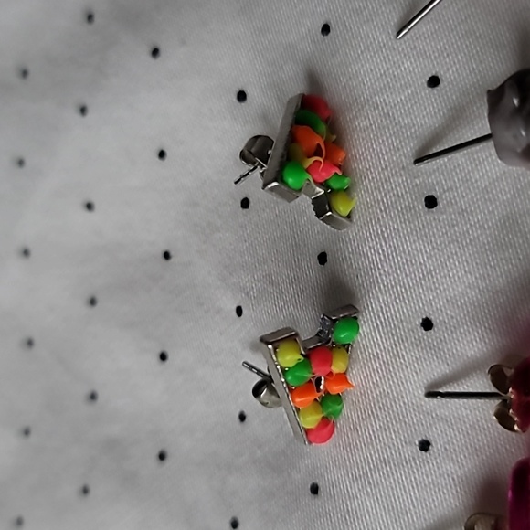 Lot of 30 children's jewellery (7 bracelets, 10 earring sets,7 Rings,4 Pendants) - Picture 12 of 17